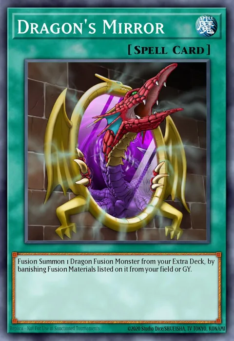 Dragon's Mirror trading card