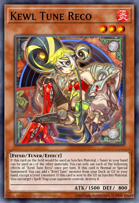 Kewl Tune Reco trading card