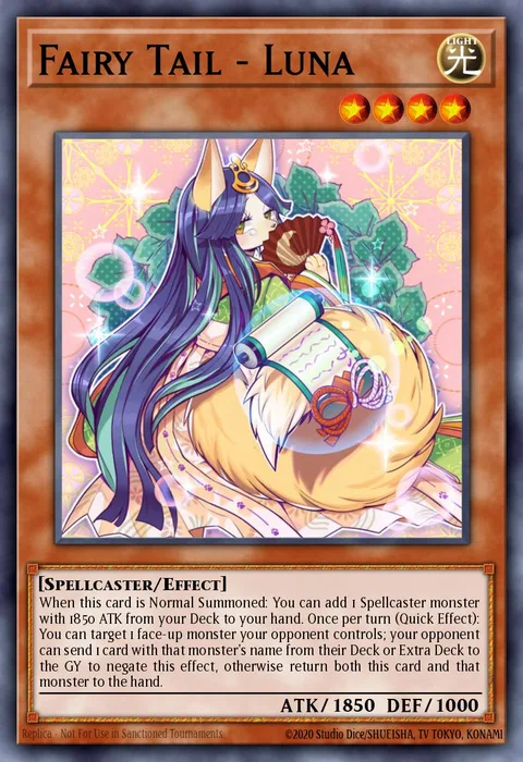 Fairy Tail - Luna trading card