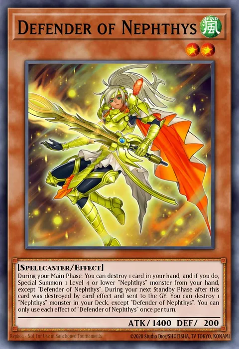 Defender of Nephthys trading card