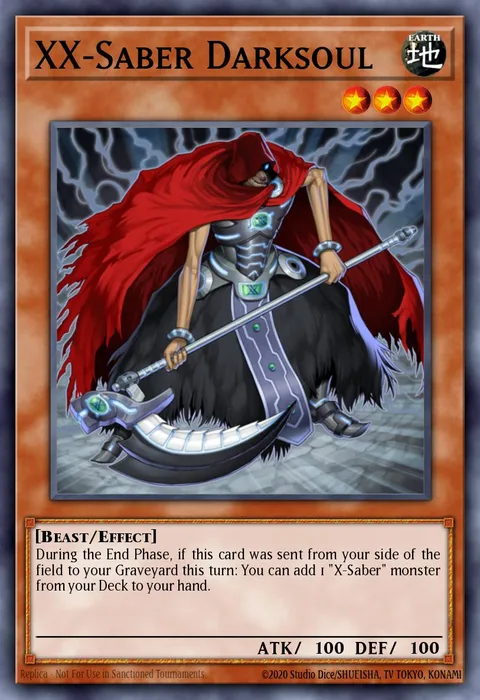 XX-Saber Darksoul trading card