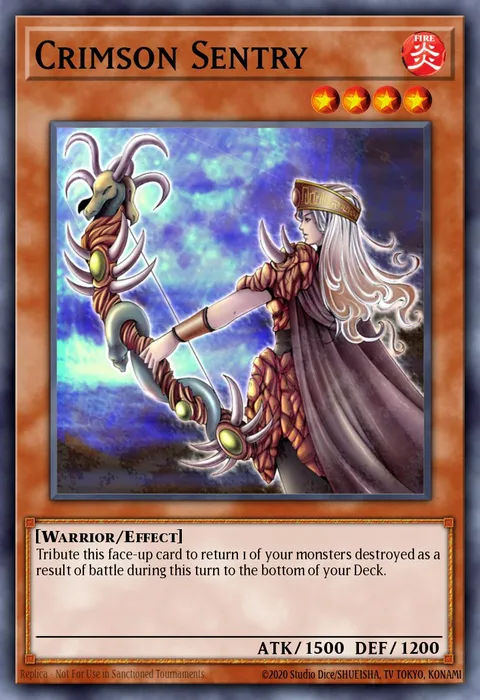 Crimson Sentry trading card