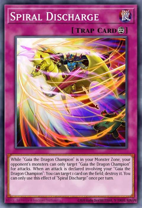 Spiral Discharge trading card