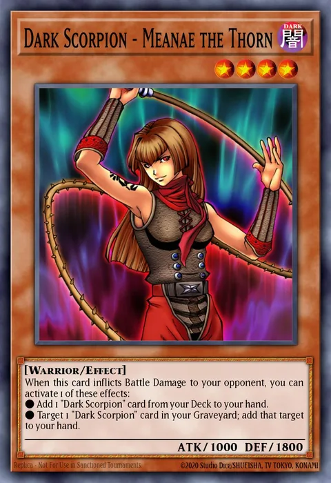 Dark Scorpion - Meanae the Thorn trading card