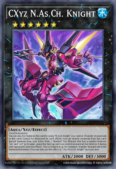 CXyz N.As.Ch. Knight trading card