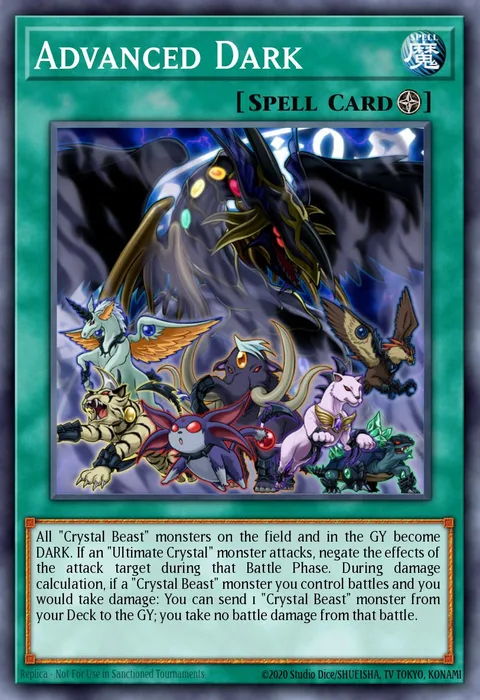Advanced Dark trading card
