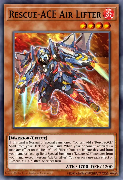 Rescue-ACE Air Lifter trading card