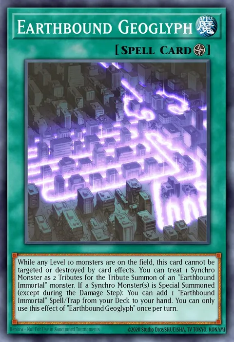 Earthbound Geoglyph trading card