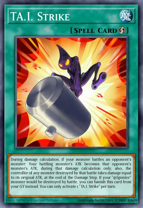 TA.I. Strike trading card