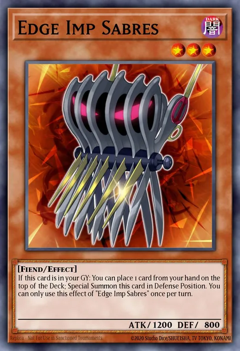 Edge Imp Sabres trading card
