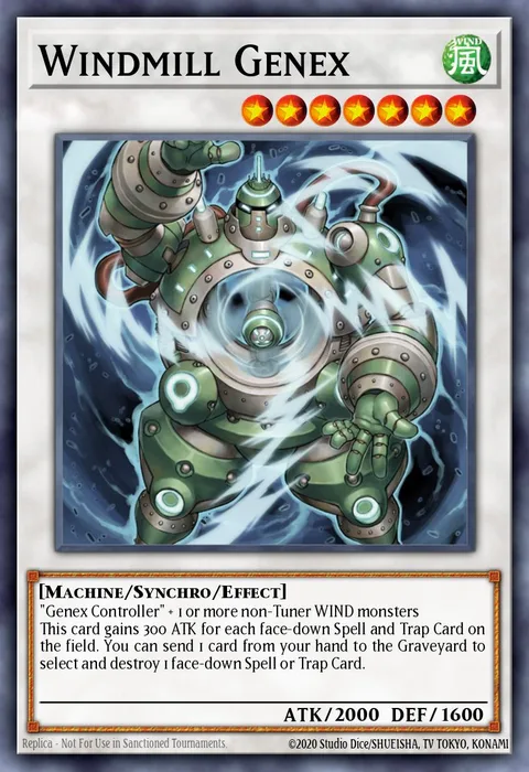 Windmill Genex trading card