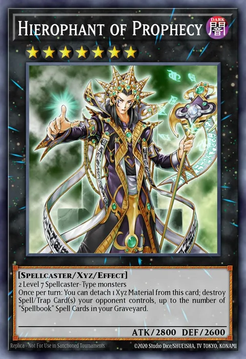 Hierophant of Prophecy trading card