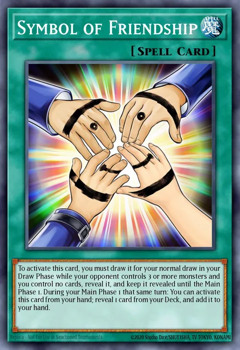 Symbol of Friendship trading card
