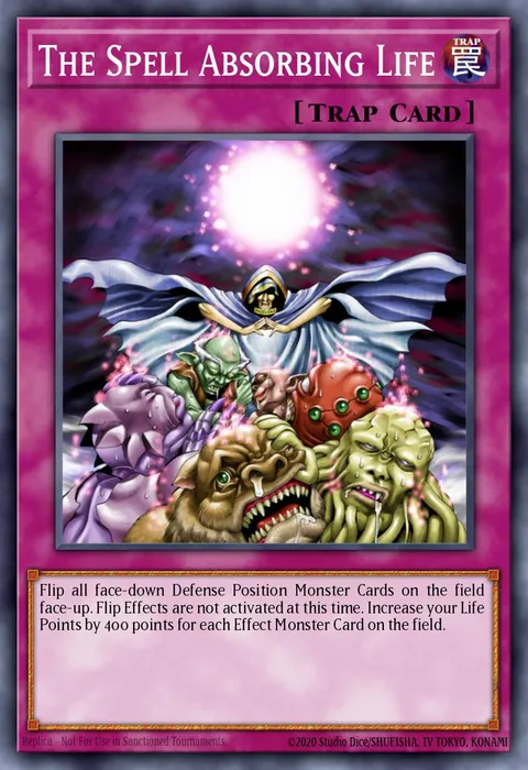 The Spell Absorbing Life trading card