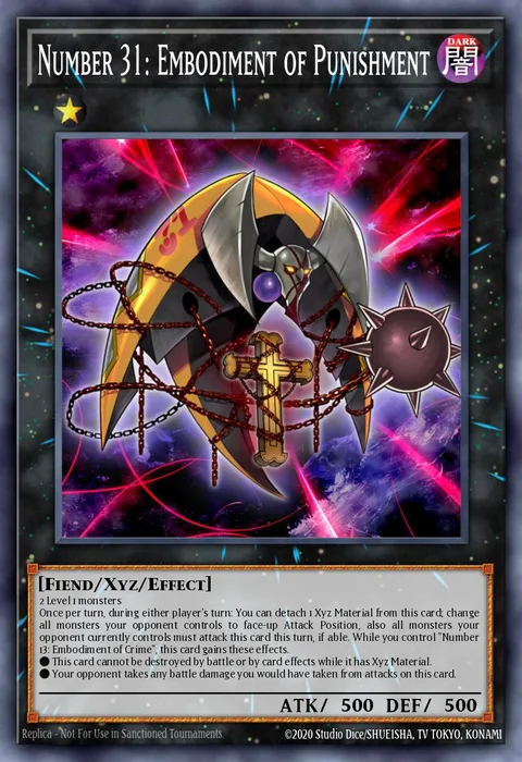 Number 31: Embodiment of Punishment trading card