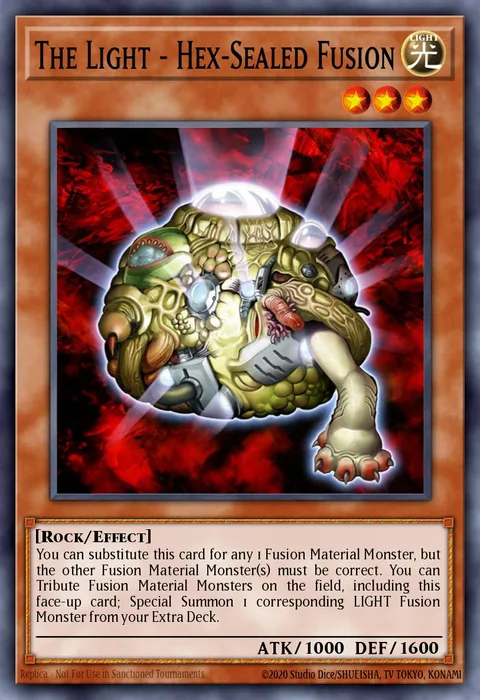 The Light - Hex-Sealed Fusion trading card