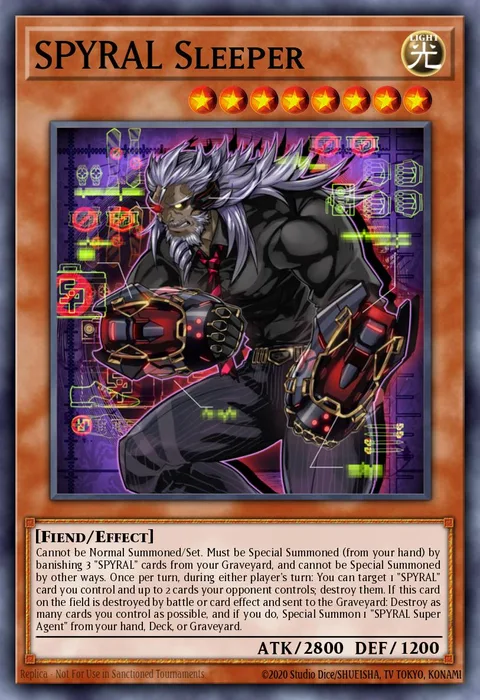 SPYRAL Sleeper trading card