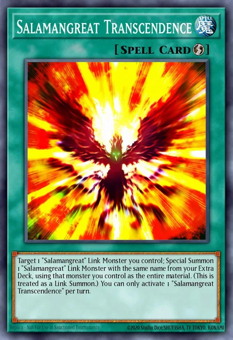 Salamangreat Transcendence trading card