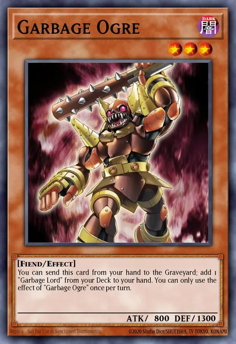 Garbage Ogre trading card