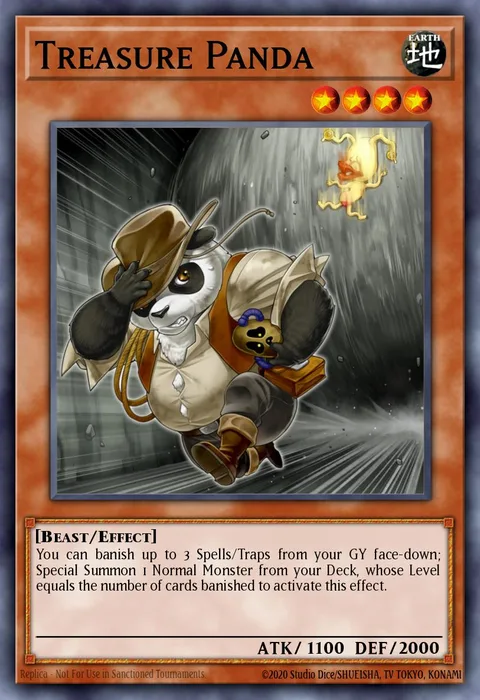 Treasure Panda trading card