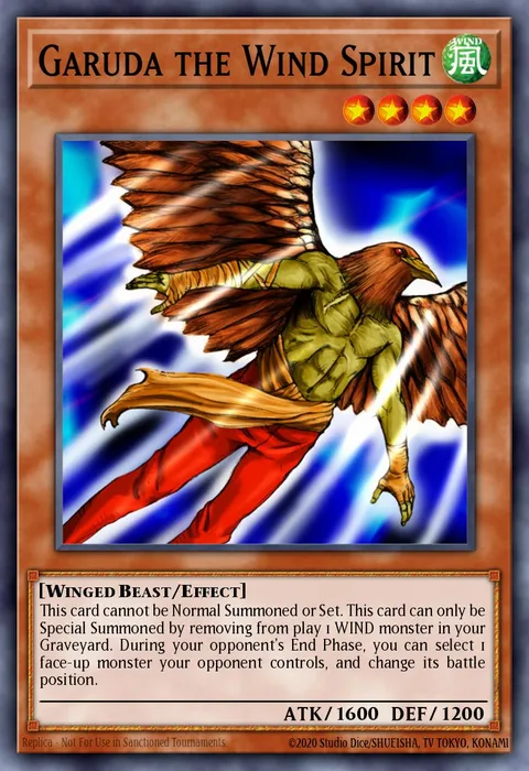 Garuda the Wind Spirit trading card