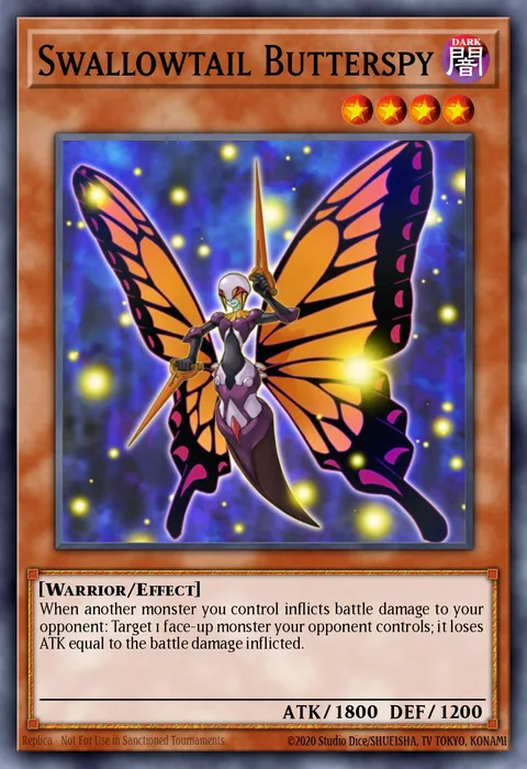 Swallowtail Butterspy trading card