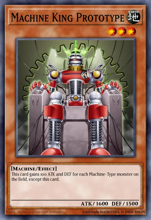 Machine King Prototype trading card