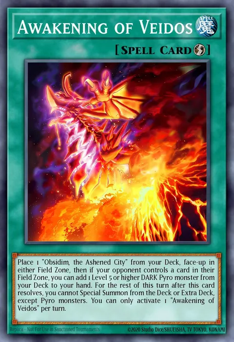 Awakening of Veidos trading card