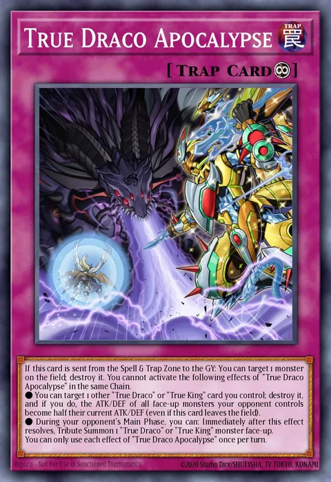 True Draco Apocalypse trading card