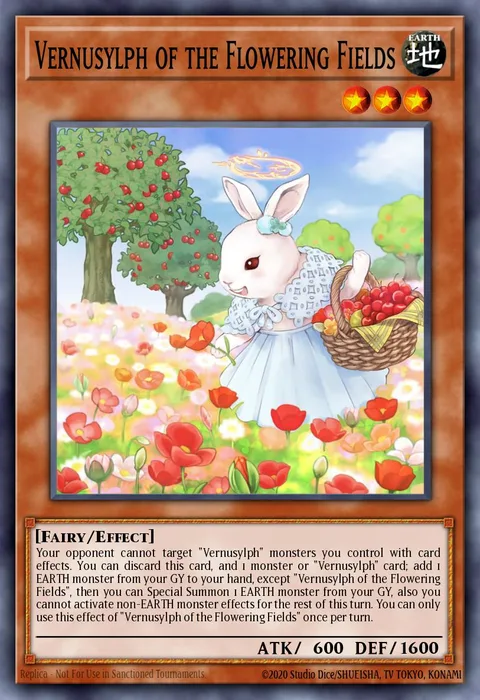 Vernusylph of the Flowering Fields trading card