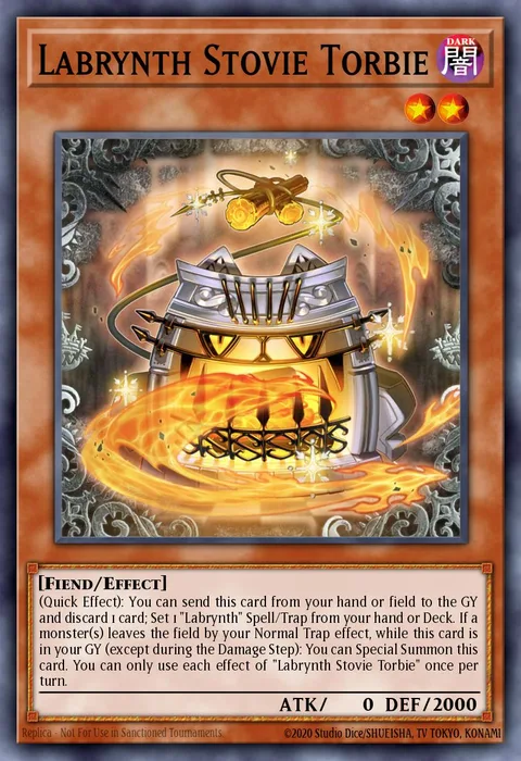 Labrynth Stovie Torbie trading card