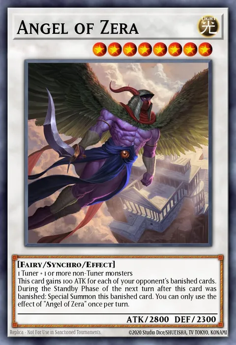 Angel of Zera trading card