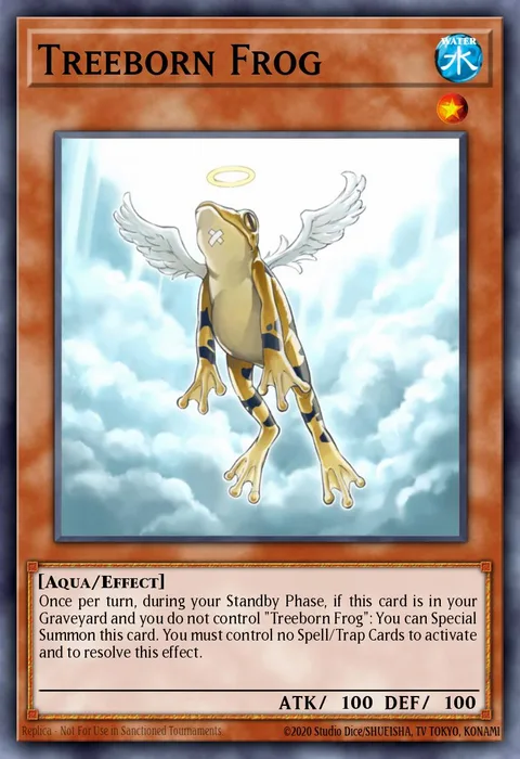 Treeborn Frog trading card