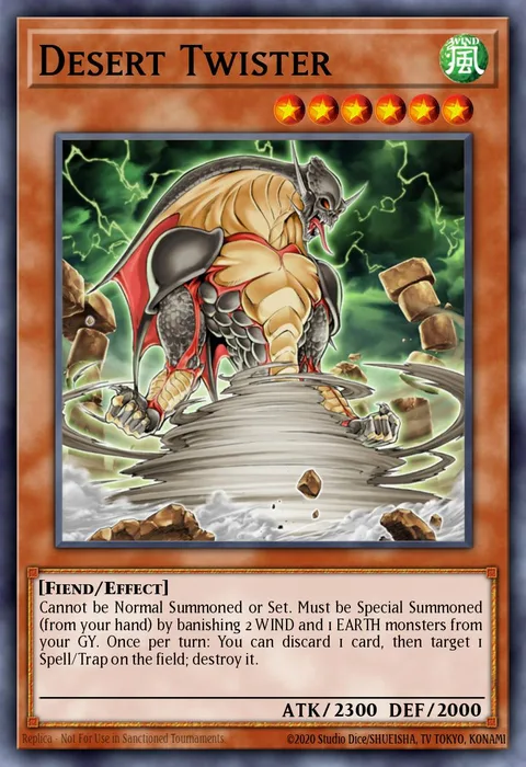 Desert Twister trading card