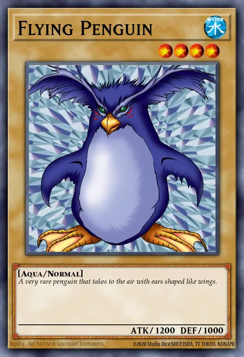 Flying Penguin trading card