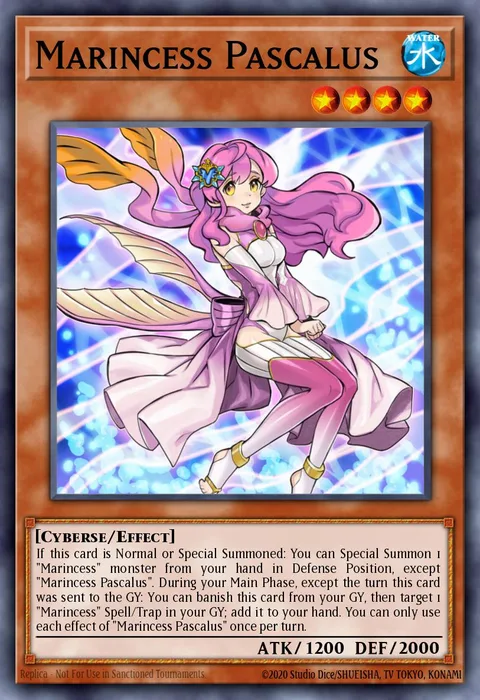 Marincess Pascalus trading card