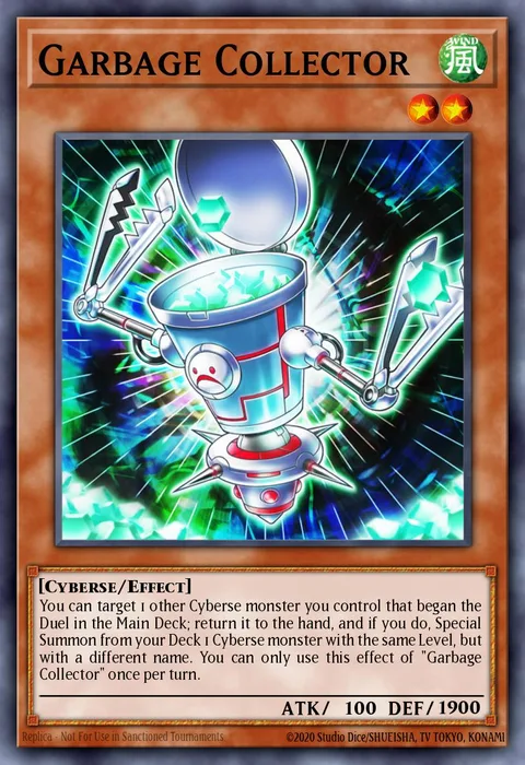 Garbage Collector trading card