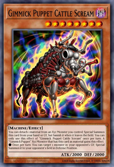 Gimmick Puppet Cattle Scream trading card