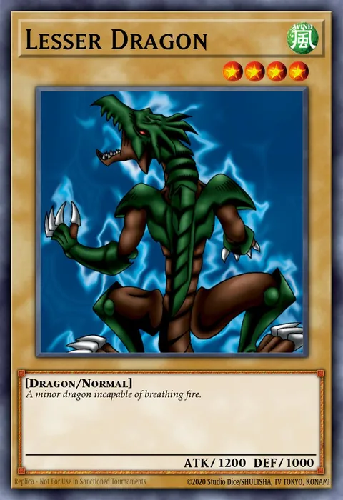 Lesser Dragon trading card