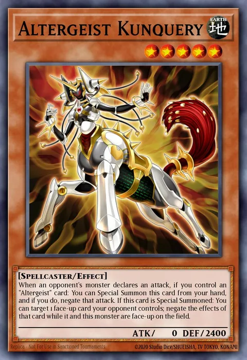 Altergeist Kunquery trading card