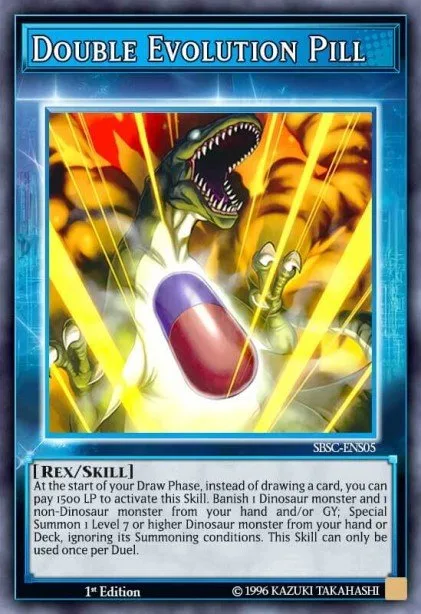 Double Evolution Pill (Skill Card) trading card