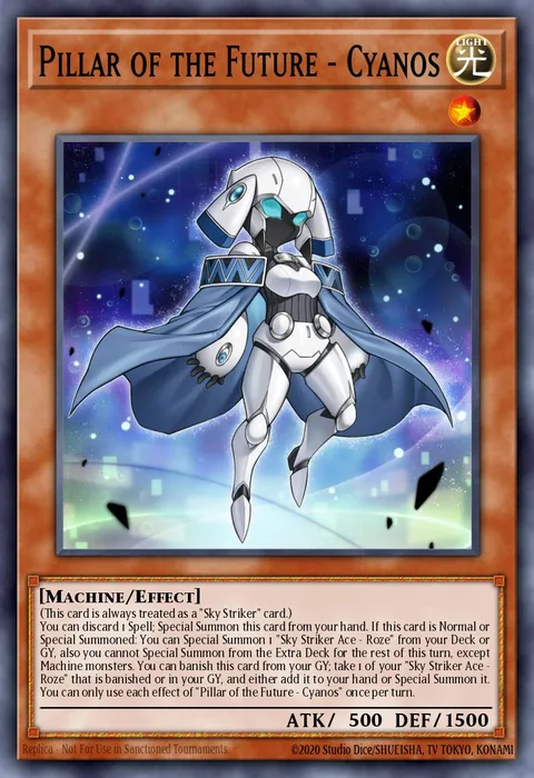 Pillar of the Future - Cyanos trading card