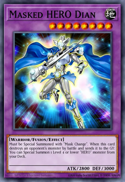 Masked HERO Dian trading card