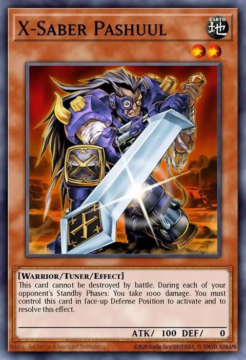 X-Saber Pashuul trading card