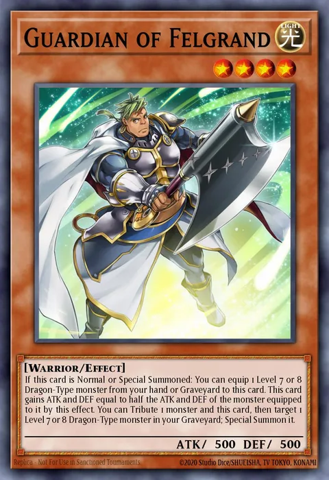 Guardian of Felgrand trading card