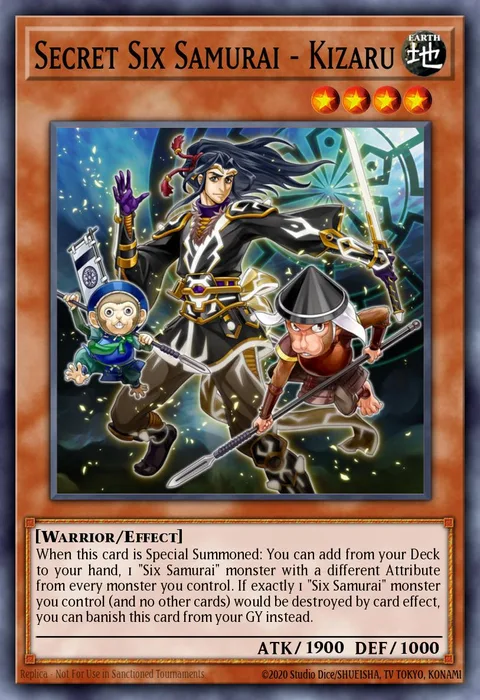 Secret Six Samurai - Kizaru trading card
