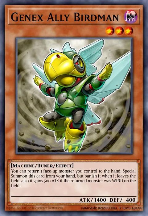 Genex Ally Birdman trading card