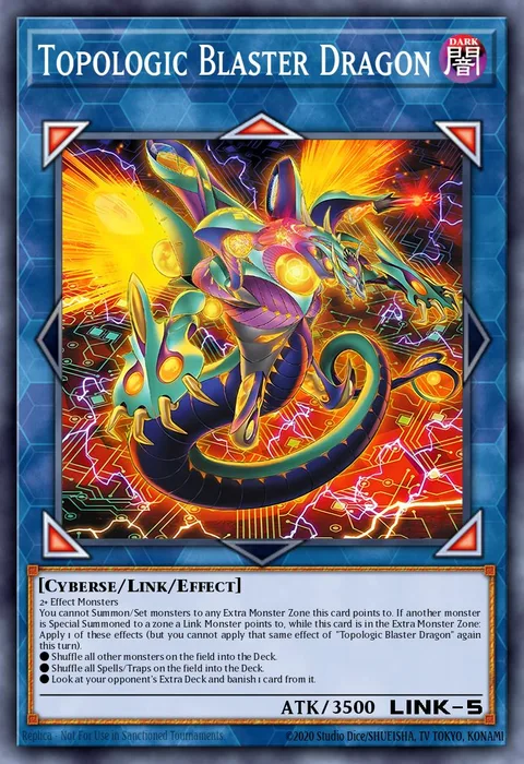 Topologic Blaster Dragon trading card