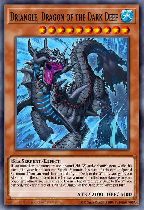 Driangle, Dragon of the Dark Deep trading card
