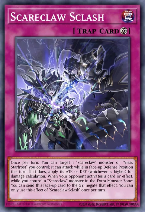 Scareclaw Sclash trading card